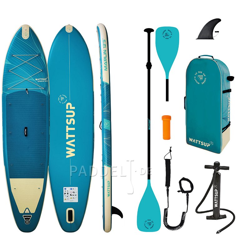 SUP WATTSUP MARLIN 12'5 MINICOMBO - aufblasbares Stand Up Paddle Board