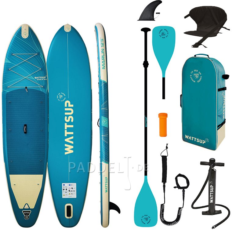 SUP WATTSUP MARLIN 12'5 MINICOMBO - aufblasbares Stand Up Paddle Board