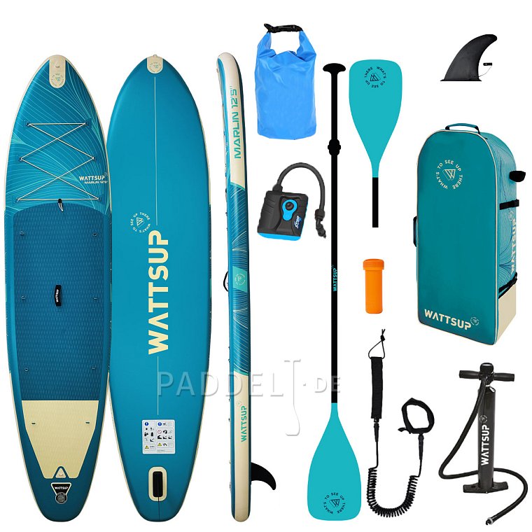 SUP WATTSUP MARLIN 12'5 MINICOMBO - aufblasbares Stand Up Paddle Board
