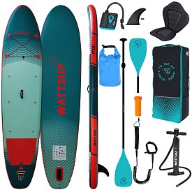 SUP WATTSUP F12 12'0 COMBO - aufblasbares Stand Up Paddle Board