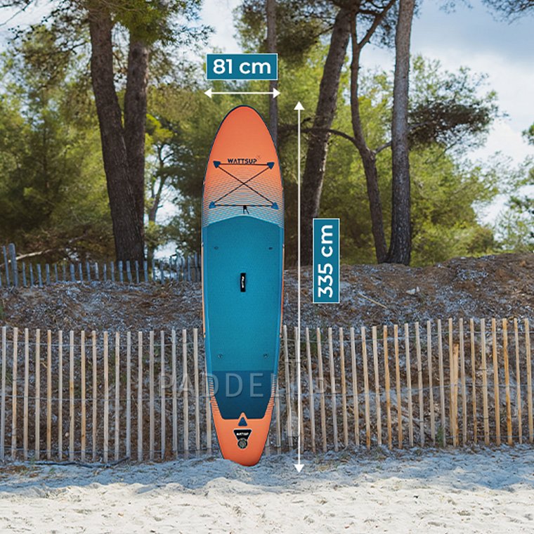 SUP WATTSUP F11  11'0 MINICOMBO - aufblasbares Stand Up Paddle Board