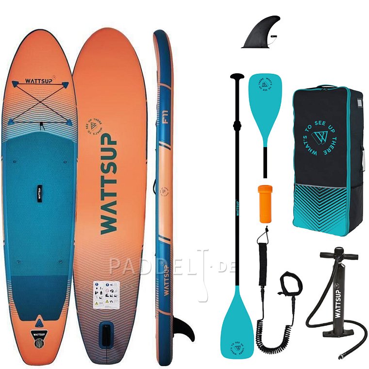 SUP WATTSUP F11  11'0 MINICOMBO - aufblasbares Stand Up Paddle Board
