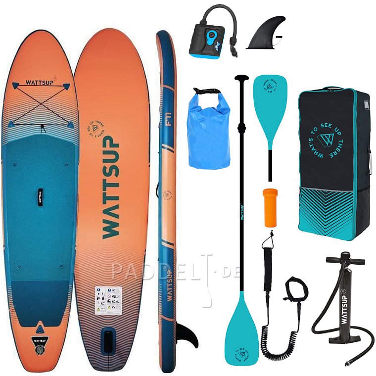 SUP WATTSUP F11  11'0 MINICOMBO - aufblasbares Stand Up Paddle Board