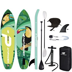 SUP PATHFINDER TOUCAN LEAF 10'2 - aufblasbares Stand Up Paddle Board