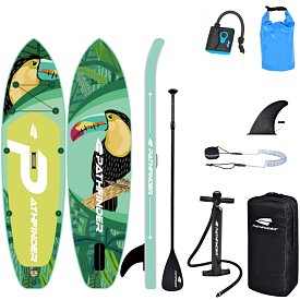 SUP PATHFINDER TOUCAN LEAF 10'2 - aufblasbares Stand Up Paddle Board