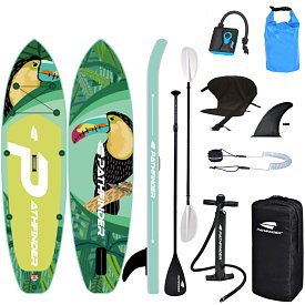 SUP PATHFINDER TOUCAN LEAF 10'2 - aufblasbares Stand Up Paddle Board
