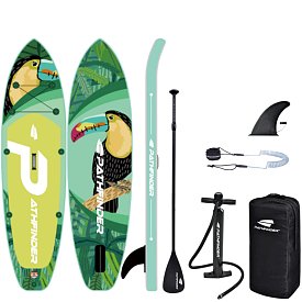 SUP PATHFINDER TOUCAN LEAF 10'2 - aufblasbares Stand Up Paddle Board