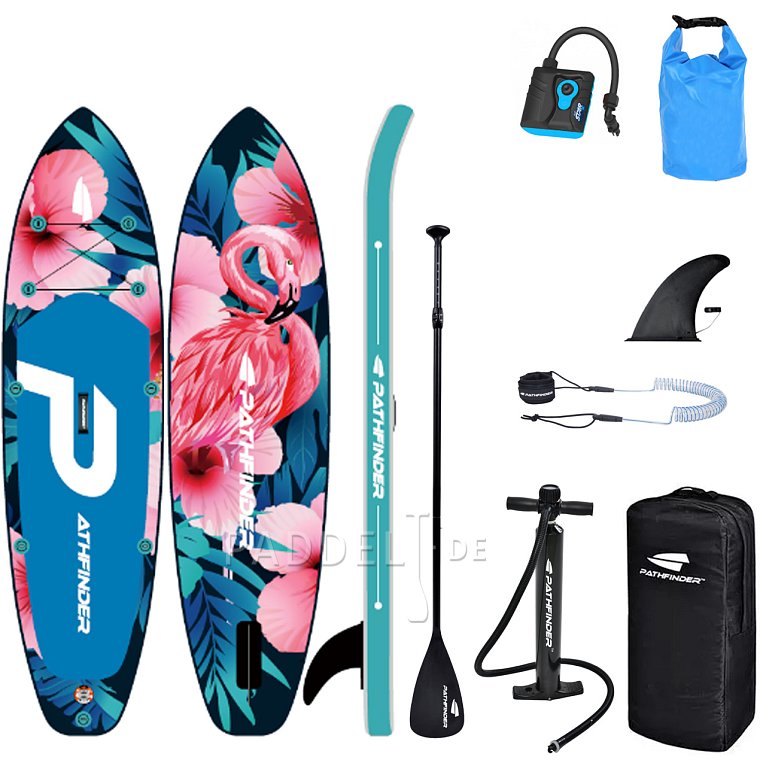 SUP PATHFINDER FLAMIGO BLUE 10'2 - aufblasbares Stand Up Paddle Board