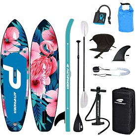 SUP PATHFINDER FLAMINGO BLUE 10'2 - aufblasbares Stand Up Paddle Board