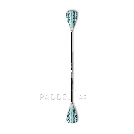 Paddel RIDEWAVE PYBROCALES COMBO 4-teiliges verstellbares Paddel für SUP und Kajak mit Fiberglasschaft