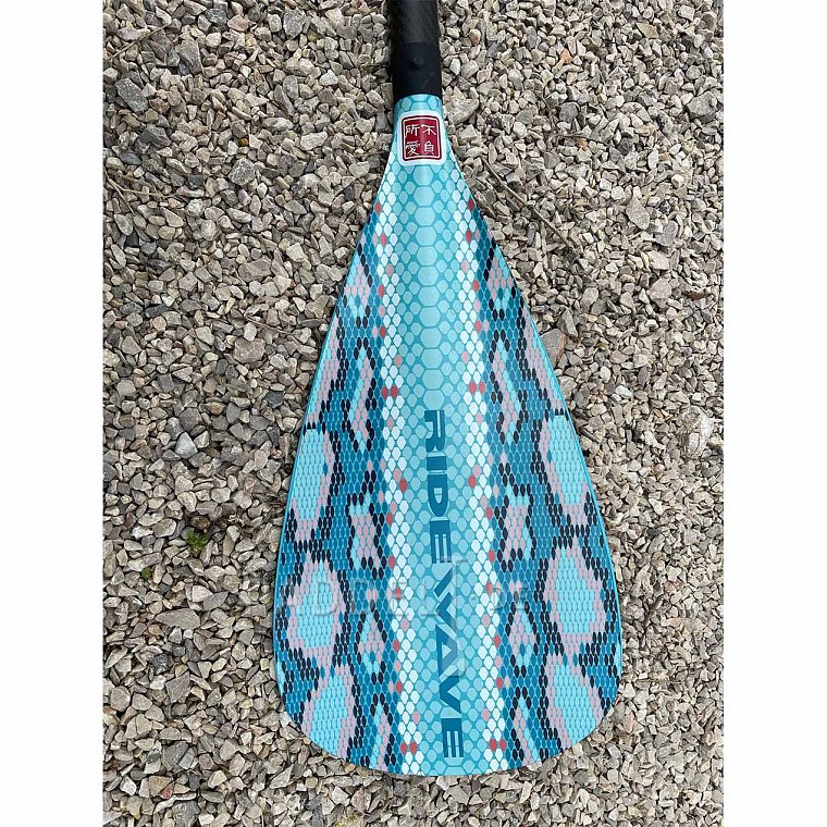 Paddel RIDEWAVE PYBROCALES COMBO 4-teiliges verstellbares Paddel für SUP und Kajak mit Laminatschaft