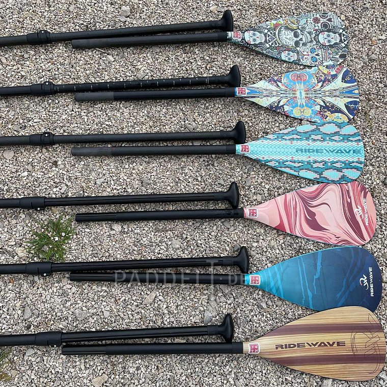 COMBO Paddel RIDEWAVE INFINITY COMBO 4-teiliges verstellbares Paddel für SUP und Kajak