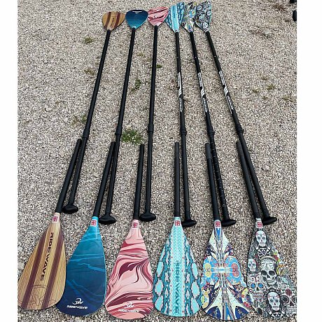 Paddel RIDEWAVE INFINITY COMBO 4-teiliges verstellbares Paddel für SUP und Kajak