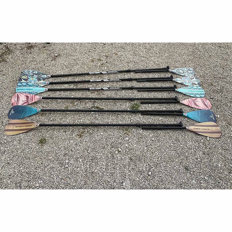 COMBO Paddel RIDEWAVE INFINITY COMBO 4-teiliges verstellbares Paddel für SUP und Kajak