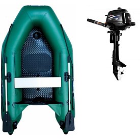 Schlauchboot GLADIATOR AK240AD green mit Luftboden