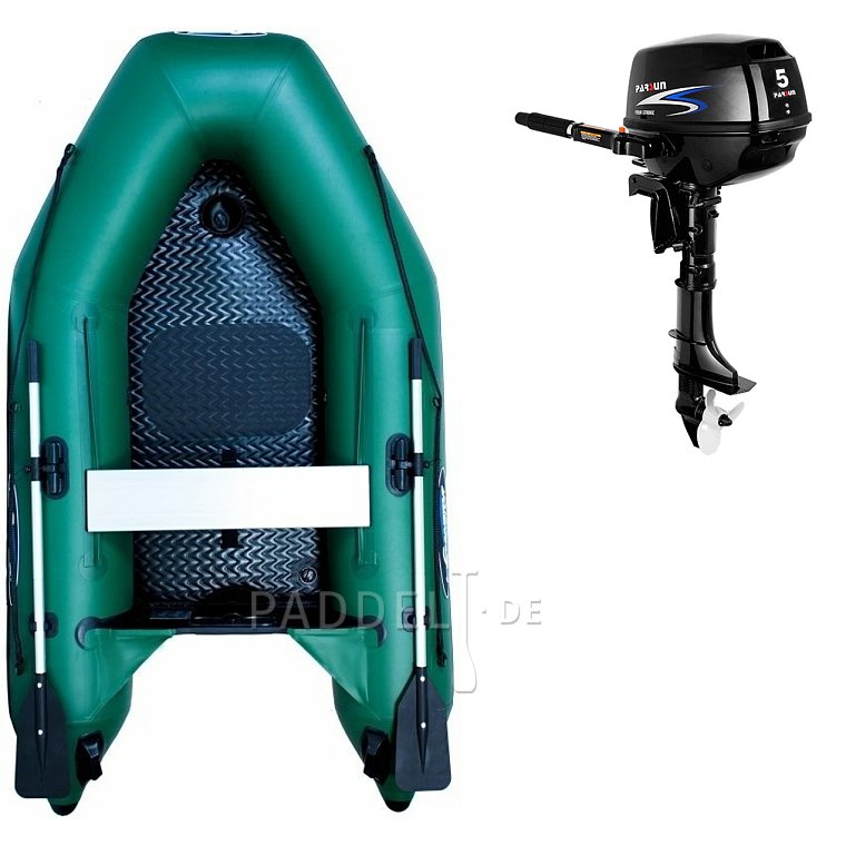 Schlauchboot GLADIATOR AK240AD green mit Luftboden