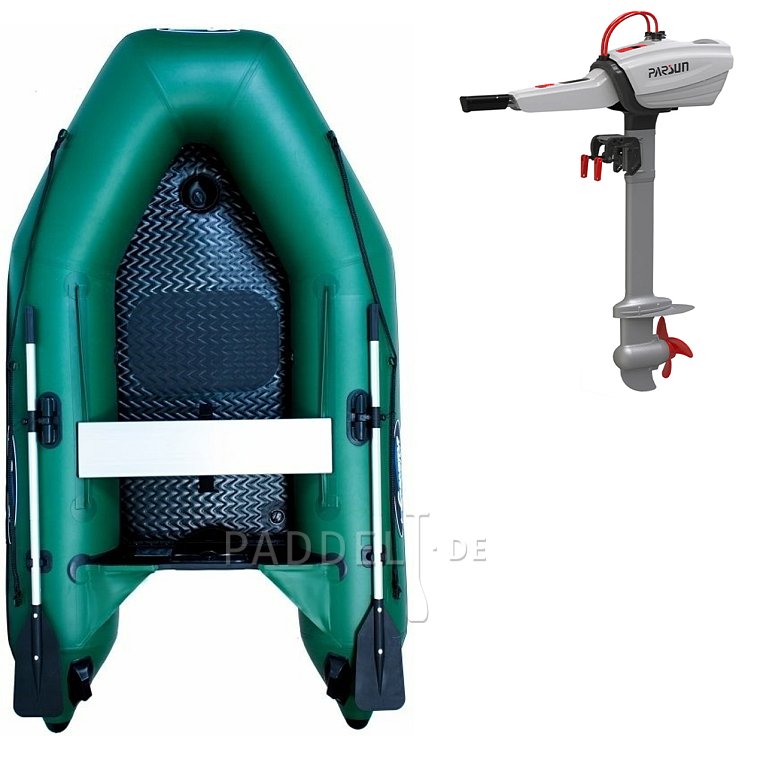 Schlauchboot GLADIATOR AK240AD green mit Luftboden