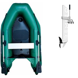 Schlauchboot GLADIATOR AK240AD green mit Luftboden