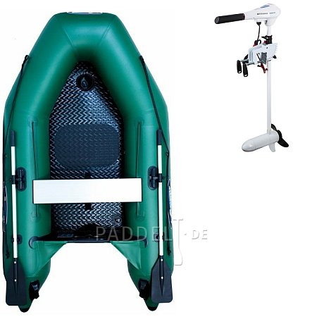 Schlauchboot GLADIATOR AK240AD green mit Luftboden