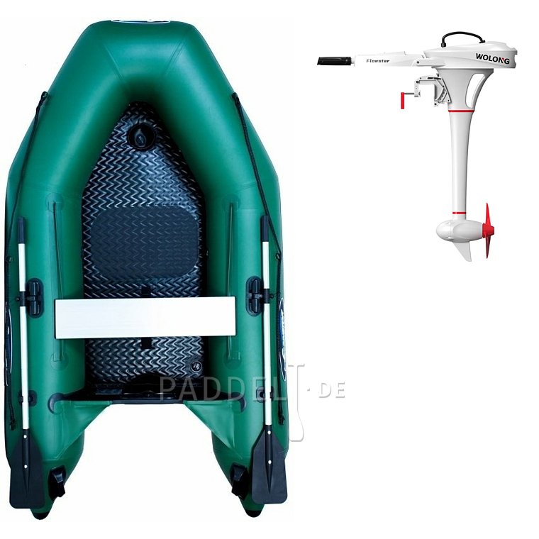 Schlauchboot GLADIATOR AK240AD green mit Luftboden