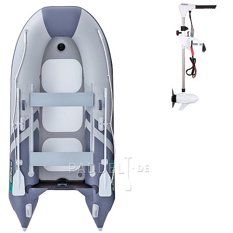 Schlauchboot GLADIATOR CLASSIC B330AD light dark grey mit Luftboden