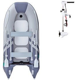 Schlauchboot GLADIATOR CLASSIC B330AD light dark grey mit Luftboden