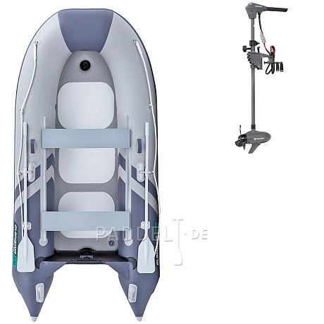 Schlauchboot GLADIATOR CLASSIC B330AD light dark grey mit Luftboden