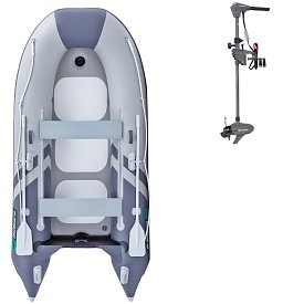 Schlauchboot GLADIATOR CLASSIC B330AD light dark grey mit Luftboden