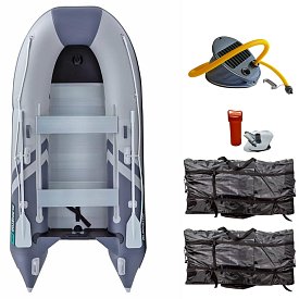 Schlauchboot GLADIATOR CLASSIC B330AL light dark grey mit Aluminiumboden