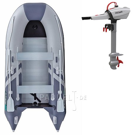 Schlauchboot GLADIATOR CLASSIC B330AL light dark grey mit Aluminiumboden