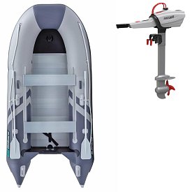 Schlauchboot GLADIATOR CLASSIC B330AL light dark grey mit Aluminiumboden