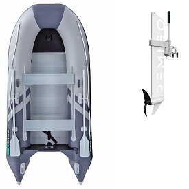 Schlauchboot GLADIATOR CLASSIC B330AL light dark grey mit Aluminiumboden