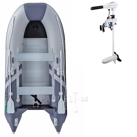 Schlauchboot GLADIATOR CLASSIC B330AL light dark grey mit Aluminiumboden