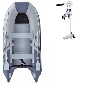 Schlauchboot GLADIATOR CLASSIC B330AL light dark grey mit Aluminiumboden