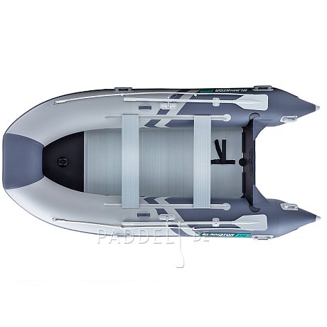 Schlauchboot GLADIATOR CLASSIC B370AL light dark gray mit Aluminiumboden