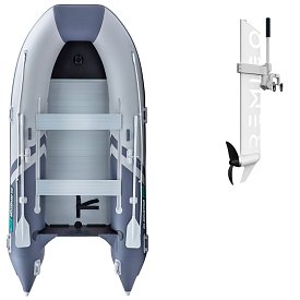 Schlauchboot GLADIATOR CLASSIC B370AL light dark gray mit Aluminiumboden