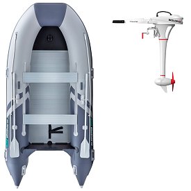 Schlauchboot GLADIATOR CLASSIC B370AL light dark gray mit Aluminiumboden