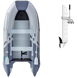 Schlauchboot GLADIATOR CLASSIC B420AL light dark gray mit Aluminiumboden