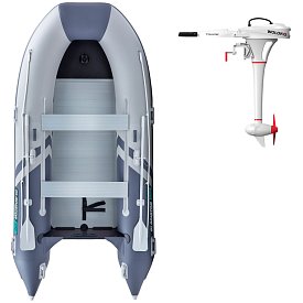Schlauchboot GLADIATOR CLASSIC B420AL light dark gray mit Aluminiumboden
