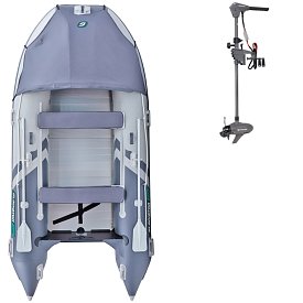 Schlauchboot GLADIATOR ACTIVE C370AL light dark grey mit Aluminiumboden