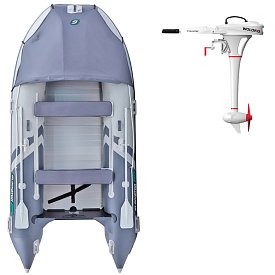 Schlauchboot GLADIATOR ACTIVE C370AL light dark grey mit Aluminiumboden