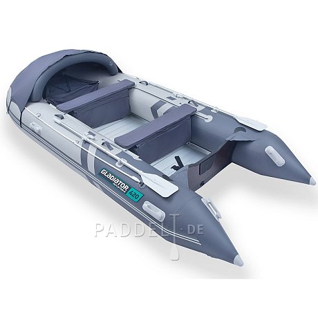 Schlauchboot GLADIATOR ACTIVE C420AL light dark grey mit Aluminiumboden