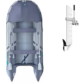 Schlauchboot GLADIATOR ACTIVE C420AL light dark grey mit Aluminiumboden