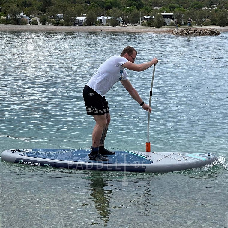 SUP GLADIATOR ORIGIN 10'8 MINICOMBO Special Edition - aufblasbares Stand Up Paddle Board, 22 PSI, zweilagig