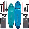AQUA MARINA BREEZE 9'10 BLUE + FUSION 10'10 BLUE - Familienset aufblasbarer SUP-Boards
