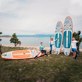 SUP AQUA MARINA PURE AIR TROPIC 12'0 MINICOMBO - aufblasbares Stand Up Paddle Board