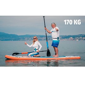 SUP AQUA MARINA PURE AIR TROPIC 12'0 MINICOMBO - aufblasbares Stand Up Paddle Board