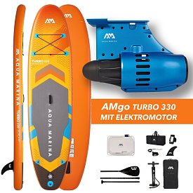 SUP AQUA MARINA GO TURBO 330 10'10'' mit E-Finne AQUA MARINA BlueDrive S