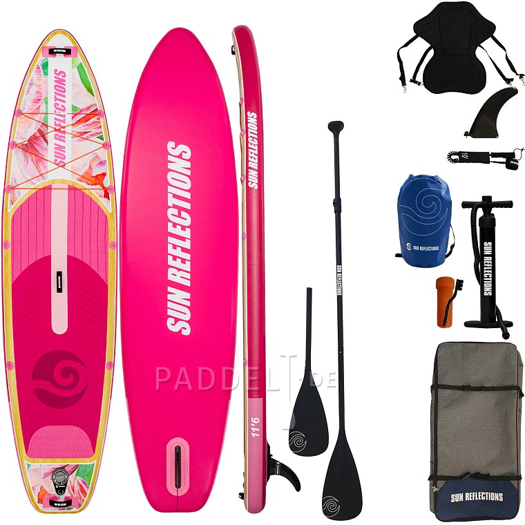 SUP SUN REFLECTIONS L 11'6'' COMBO Soft blush - aufblasbares Stand Up Paddle Board