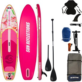 SUP SUN REFLECTIONS L 11'6'' COMBO Soft Blush - aufblasbares Stand Up Paddle Board